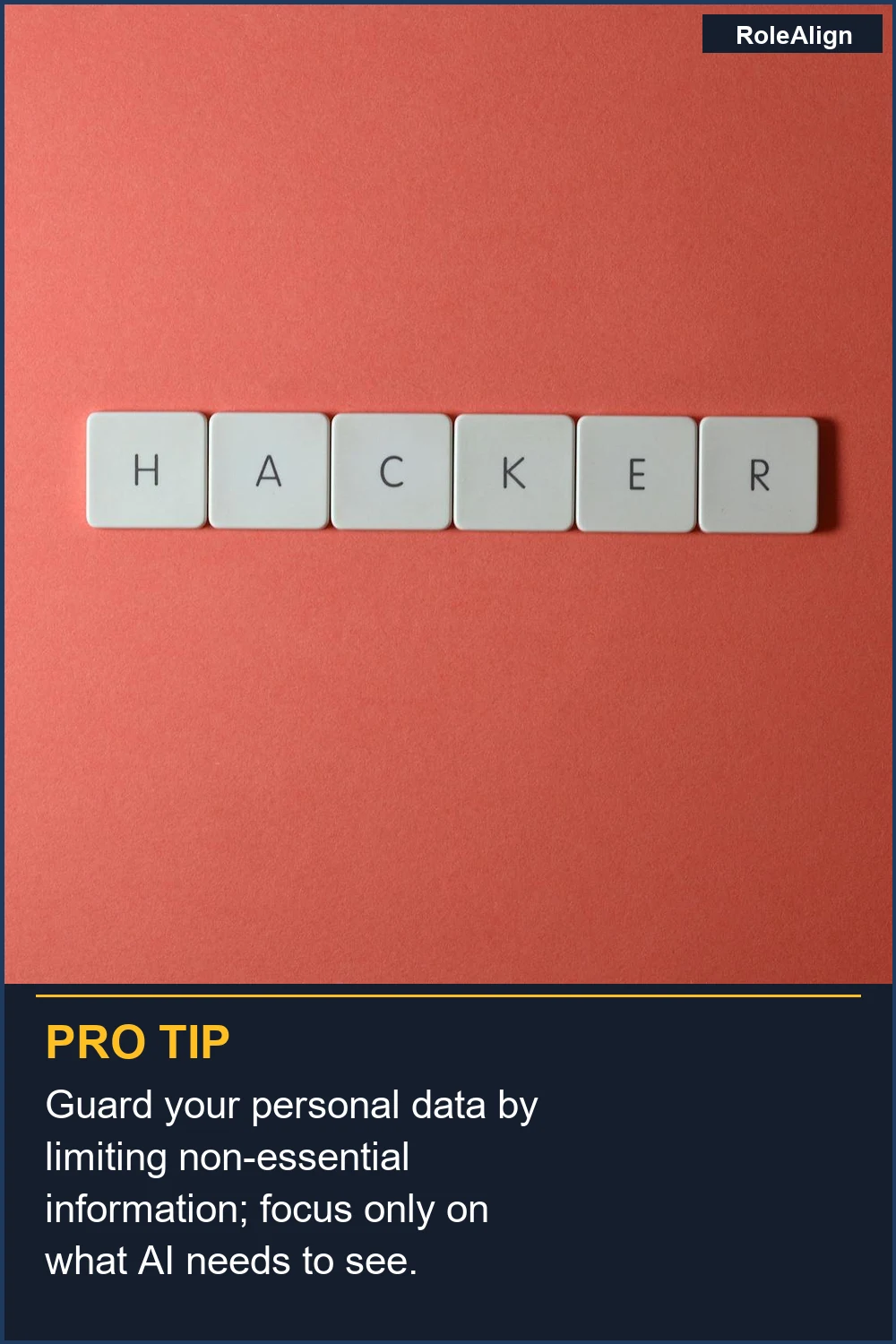 Guard your personal data by limiting non-essential information; focus only on what AI needs to see.
