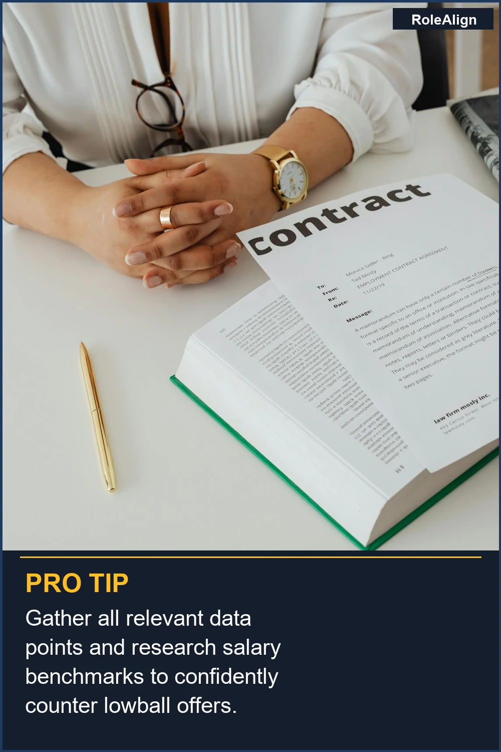 Gather all relevant data points and research salary benchmarks to confidently counter lowball offers.