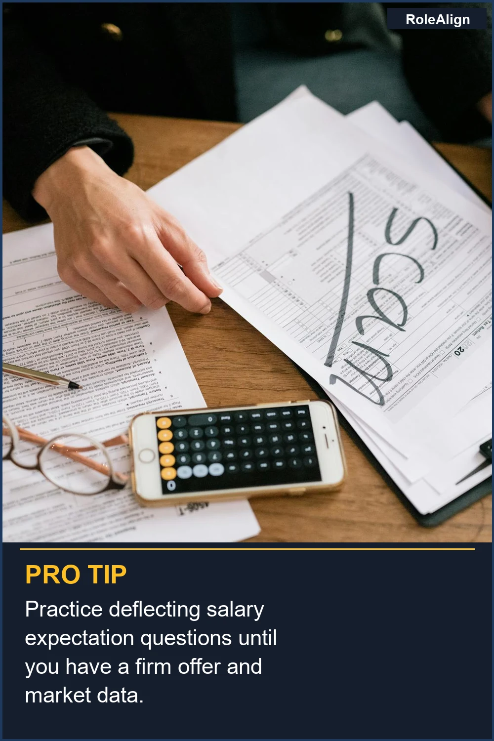 Practice deflecting salary expectation questions until you have a firm offer and market data.