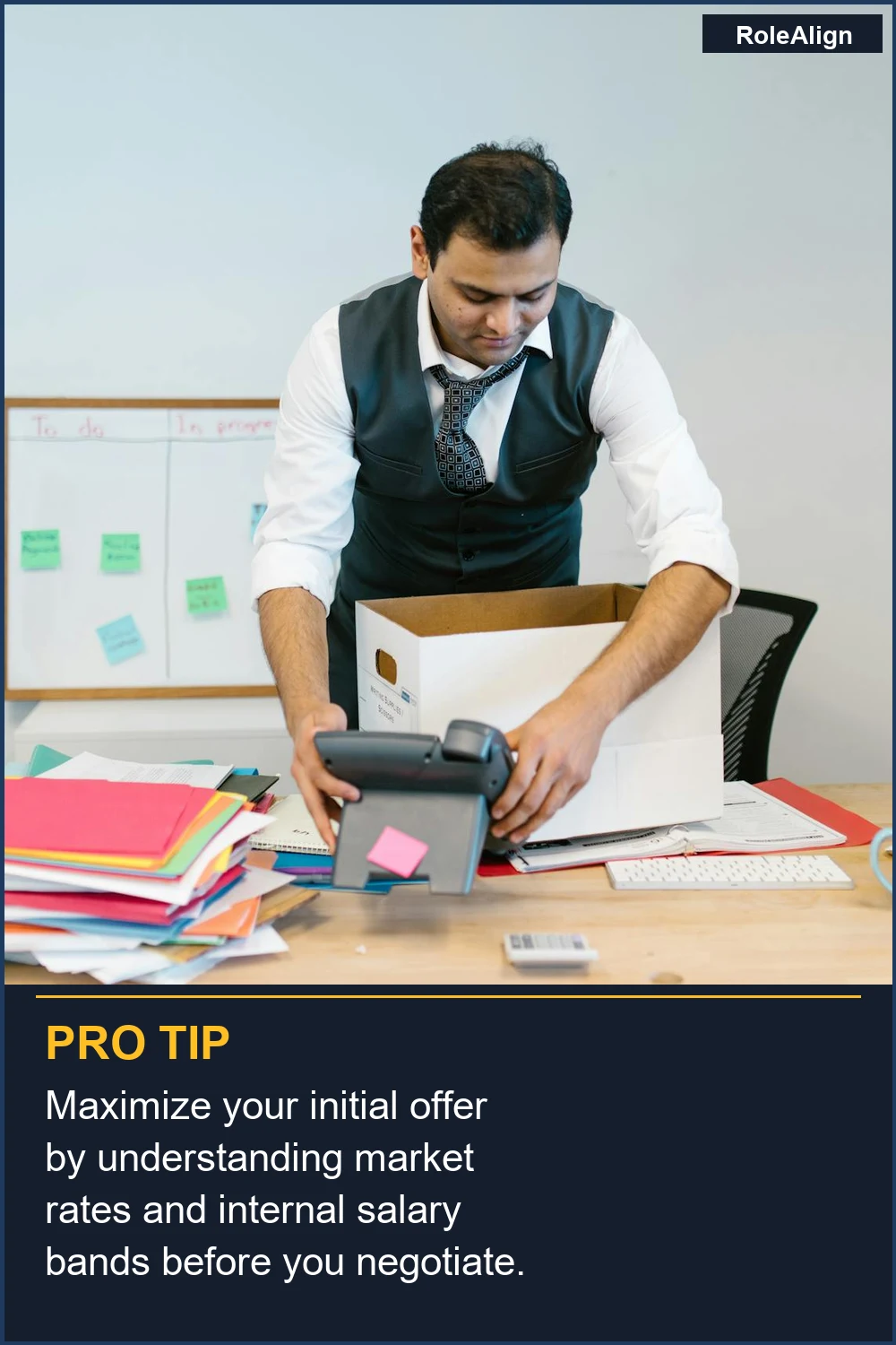 Maximize your initial offer by understanding market rates and internal salary bands before you negotiate.