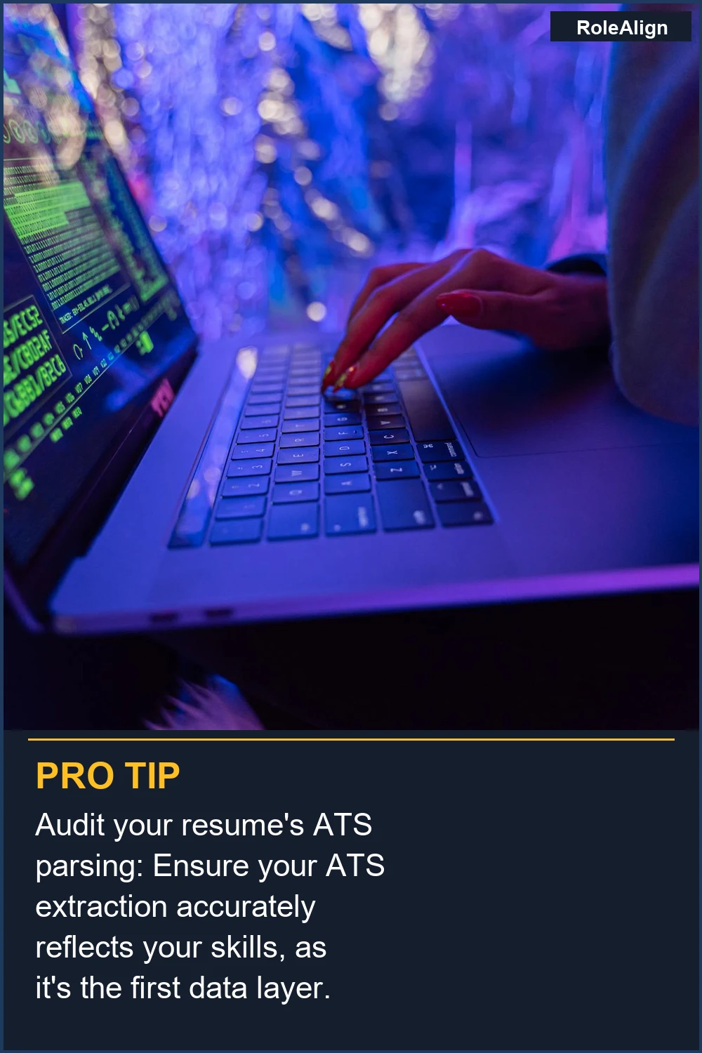 Audit your resume's ATS parsing: Ensure your ATS extraction accurately reflects your skills, as it's the first data layer.