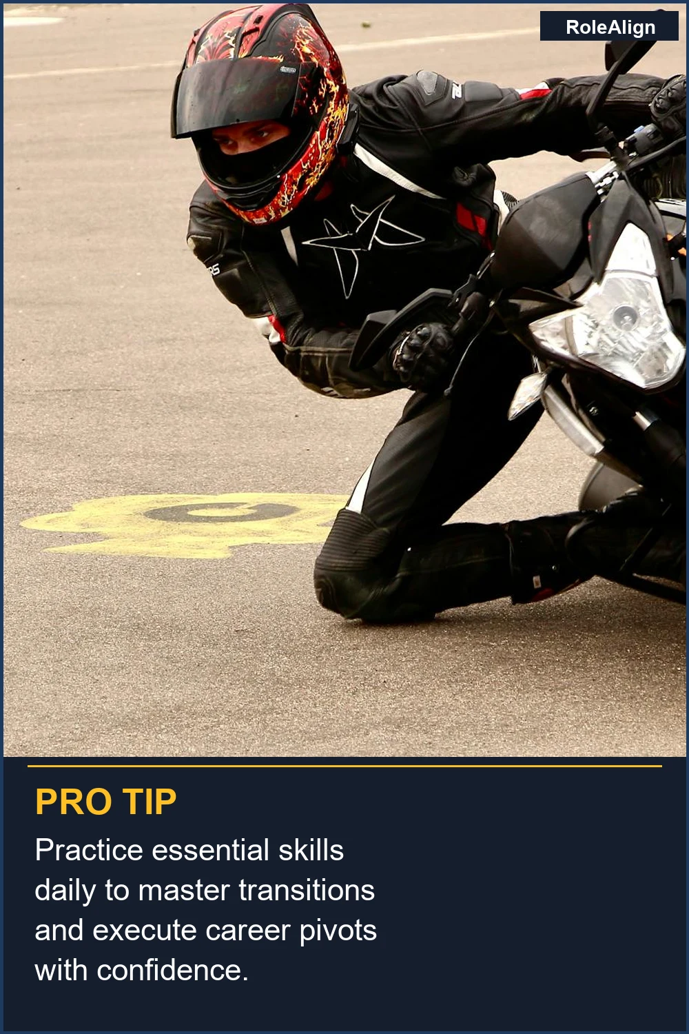 Practica habilidades esenciales diariamente para dominar las transiciones y ejecutar cambios de carrera con confianza.