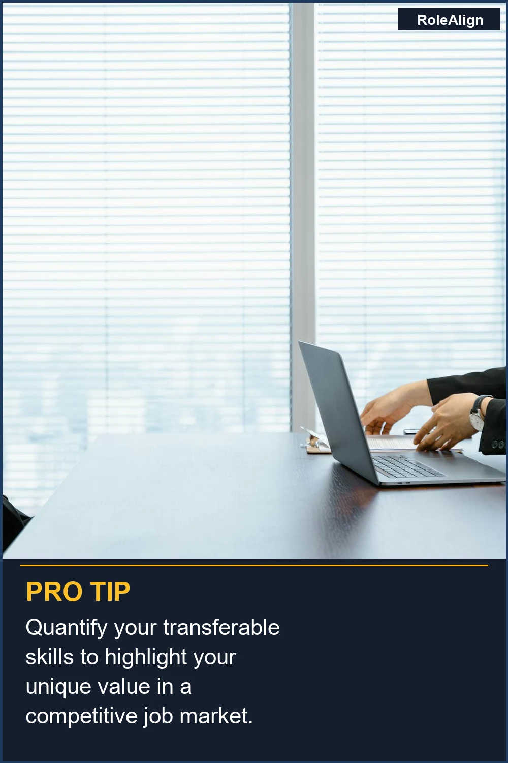 Quantify your transferable skills to highlight your unique value in a competitive job market.