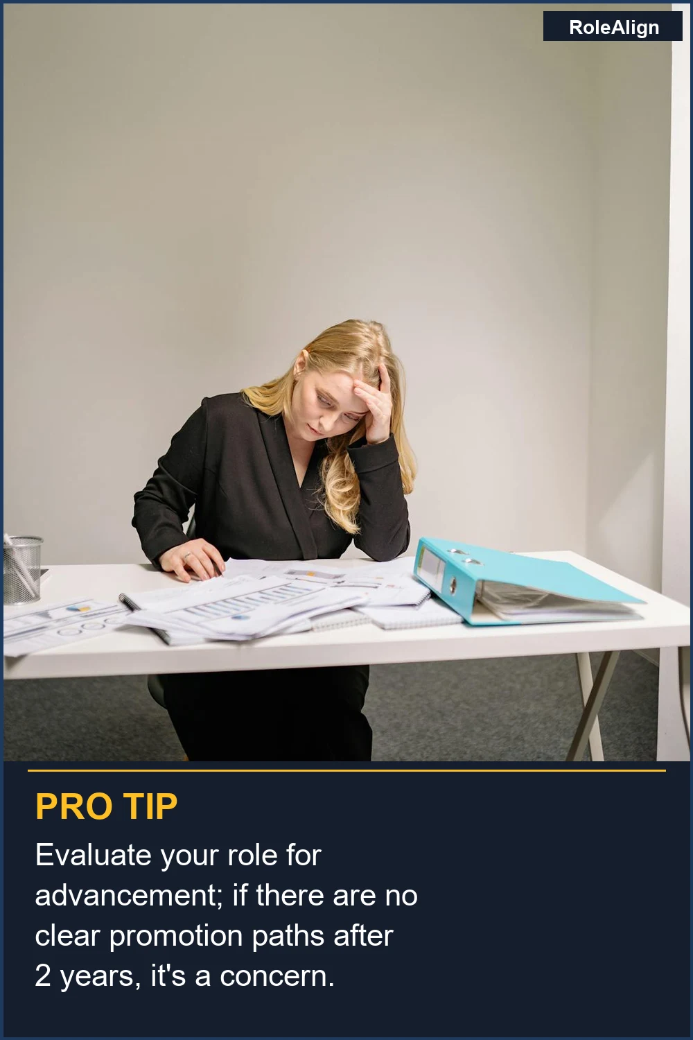 Evaluate your role for advancement; if there are no clear promotion paths after 2 years, it's a concern.