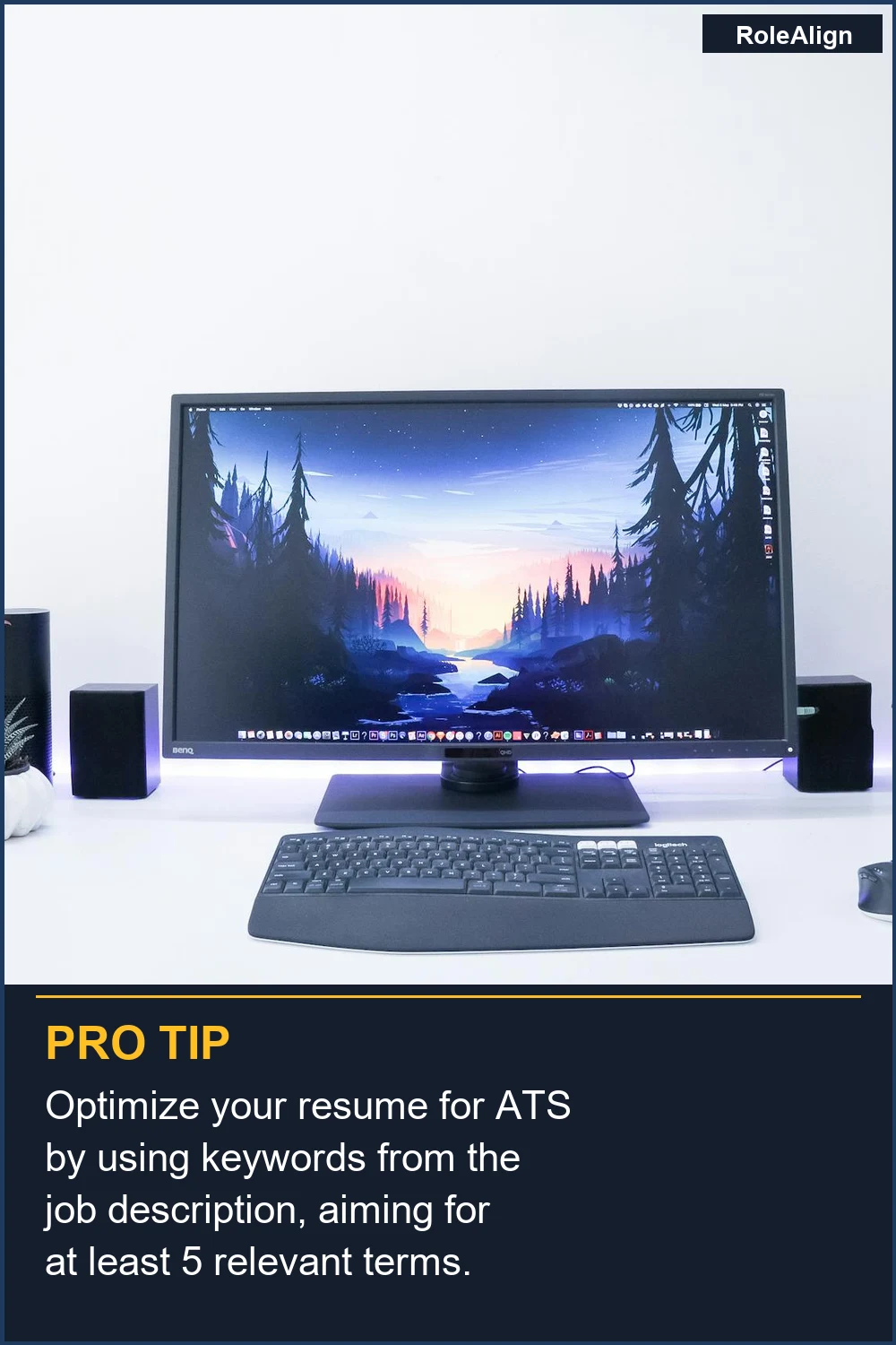 Optimiza tu currículum para ATS utilizando palabras clave de la descripción del puesto, apuntando a al menos 5 términos relevantes.