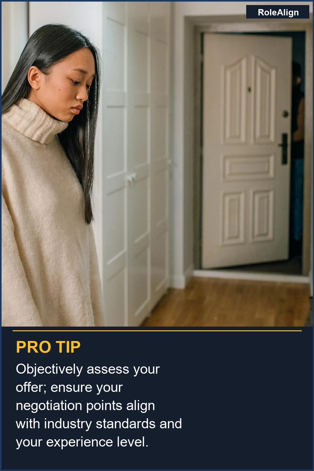 Objectively assess your offer; ensure your negotiation points align with industry standards and your experience level.