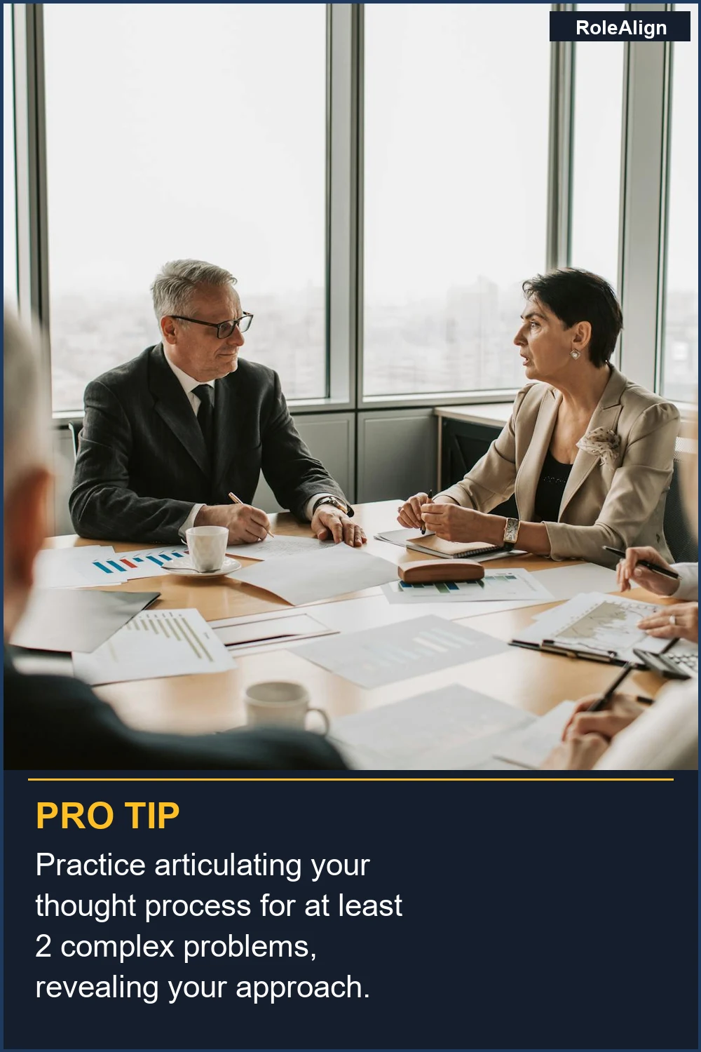 Practice articulating your thought process for at least 2 complex problems, revealing your approach.