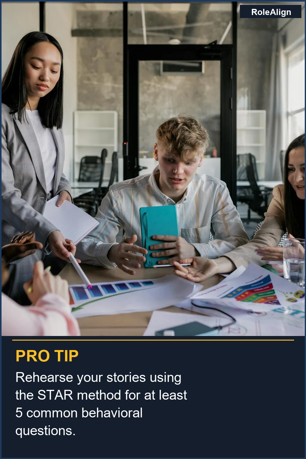 Rehearse your stories using the STAR method for at least 5 common behavioral questions.