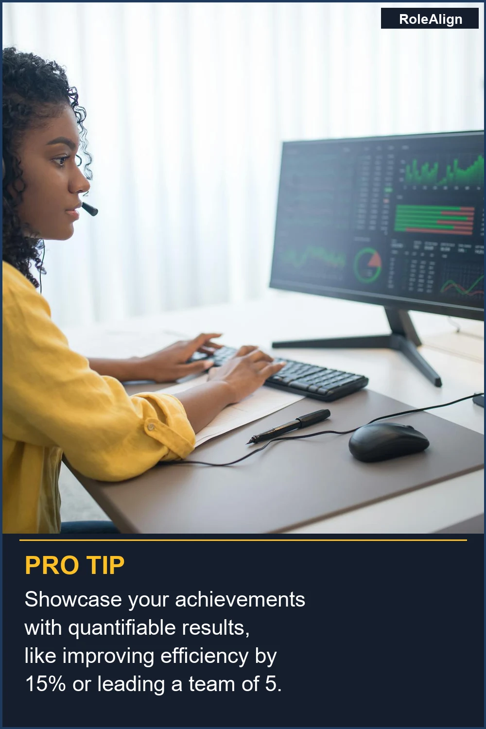 Showcase your achievements with quantifiable results, like improving efficiency by 15% or leading a team of 5.