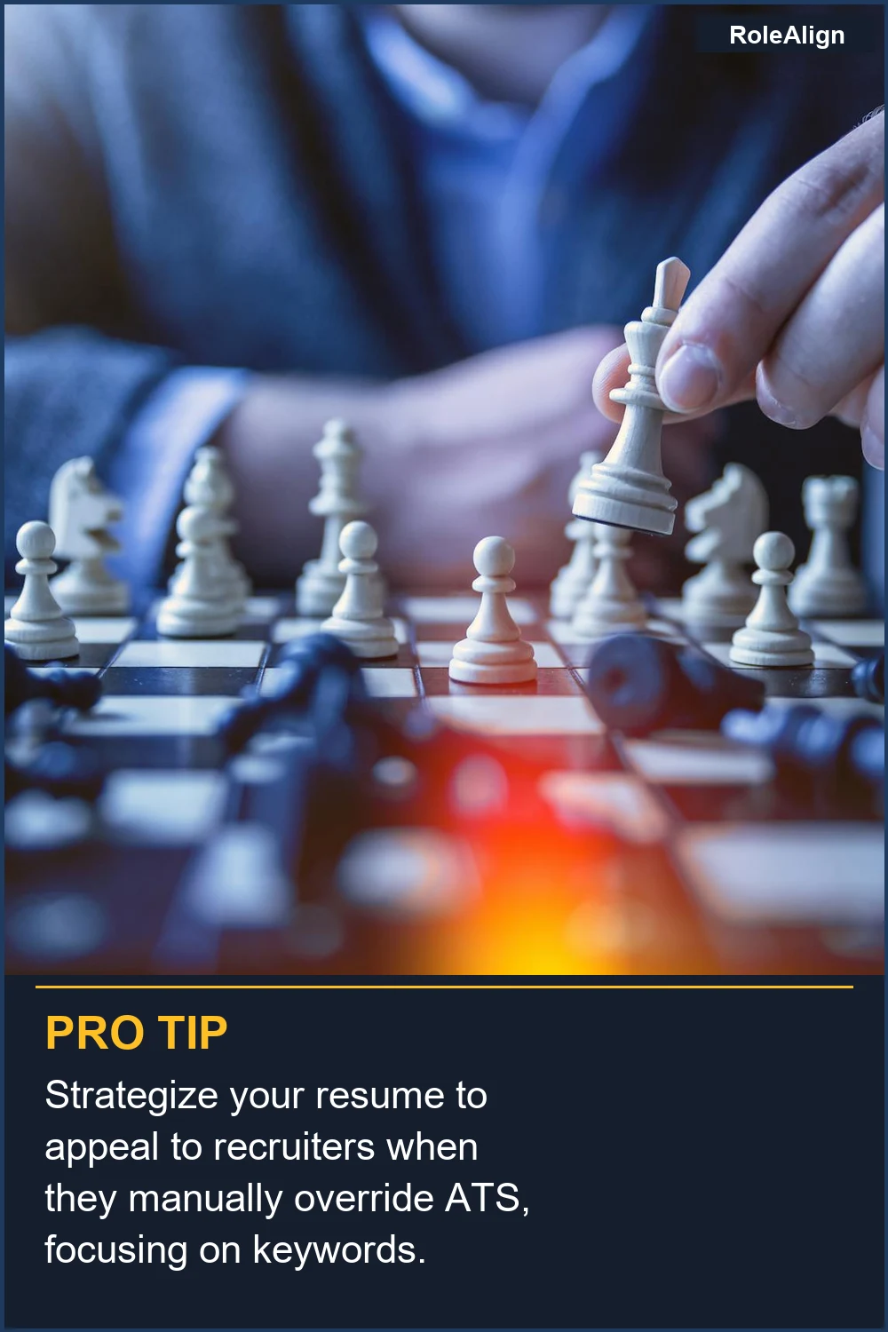 Estrategiza tu currículum para atraer a los reclutadores cuando anulan manualmente el ATS, centrándote en las palabras clave.