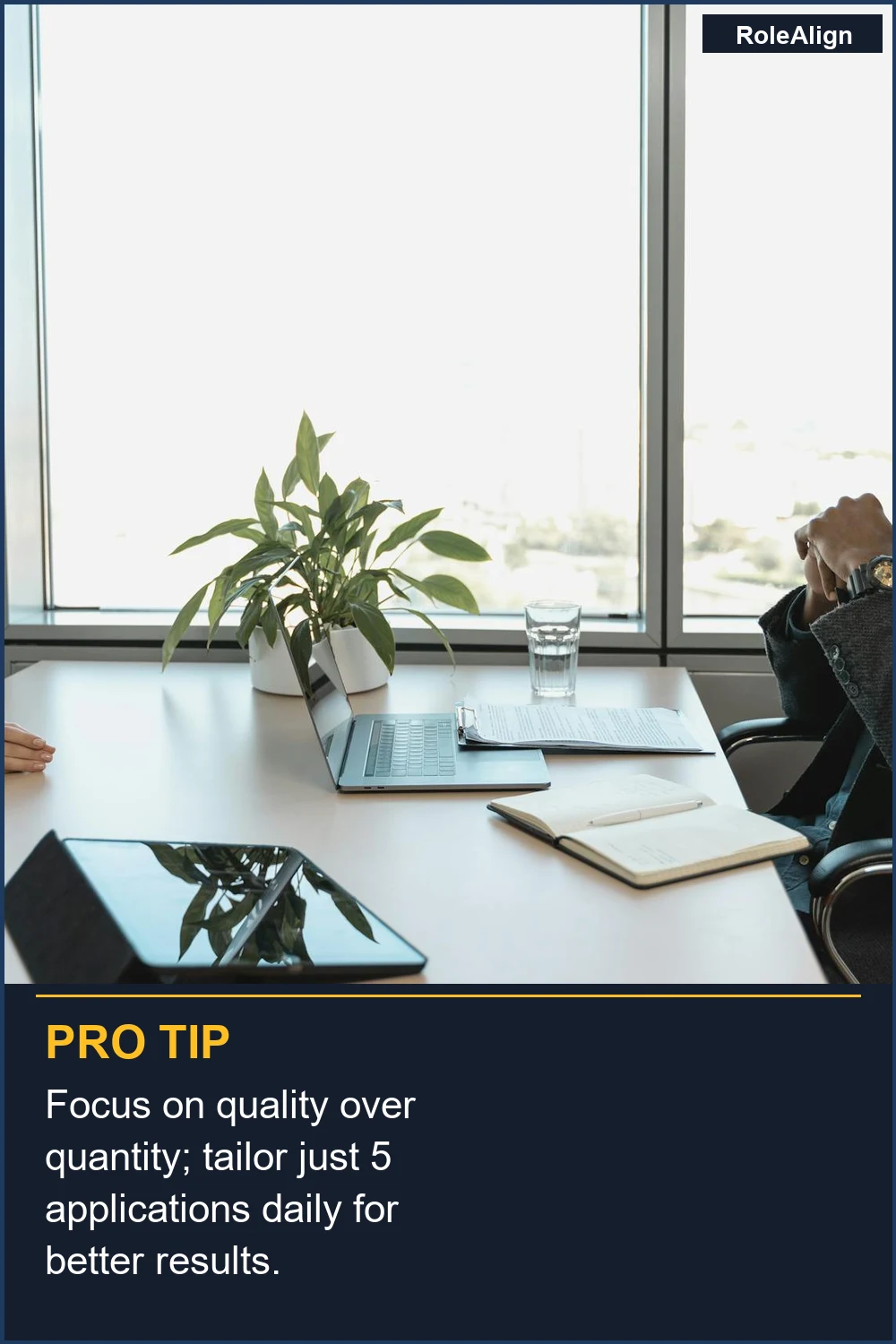 Focus on quality over quantity; tailor just 5 applications daily for better results.