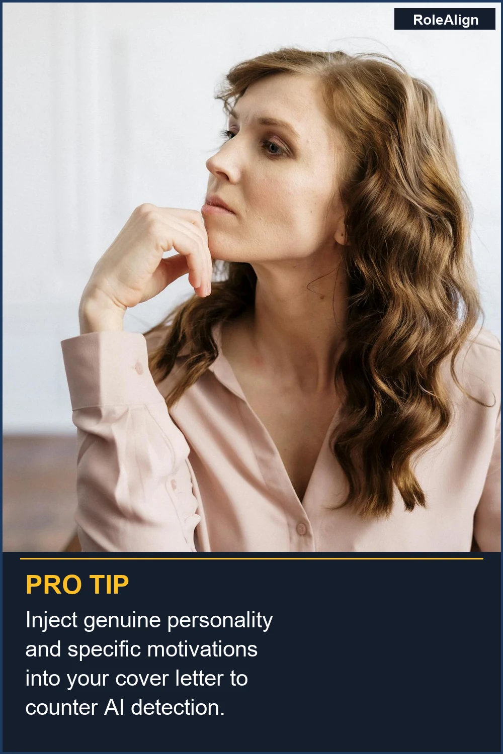 Inyecta personalidad genuina y motivaciones específicas en tu carta de presentación para contrarrestar la detección de IA.