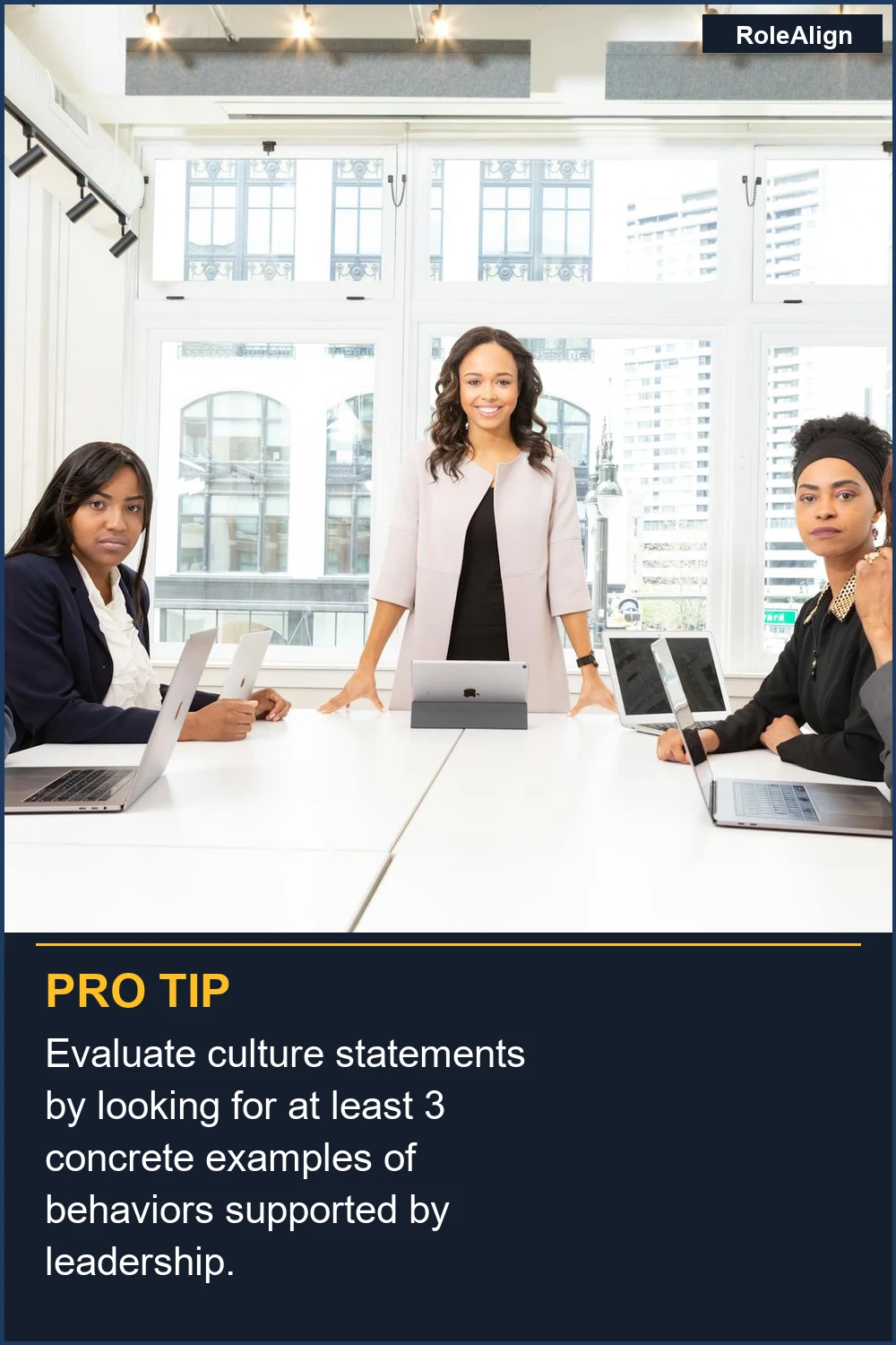 Evaluate culture statements by looking for at least 3 concrete examples of behaviors supported by leadership.