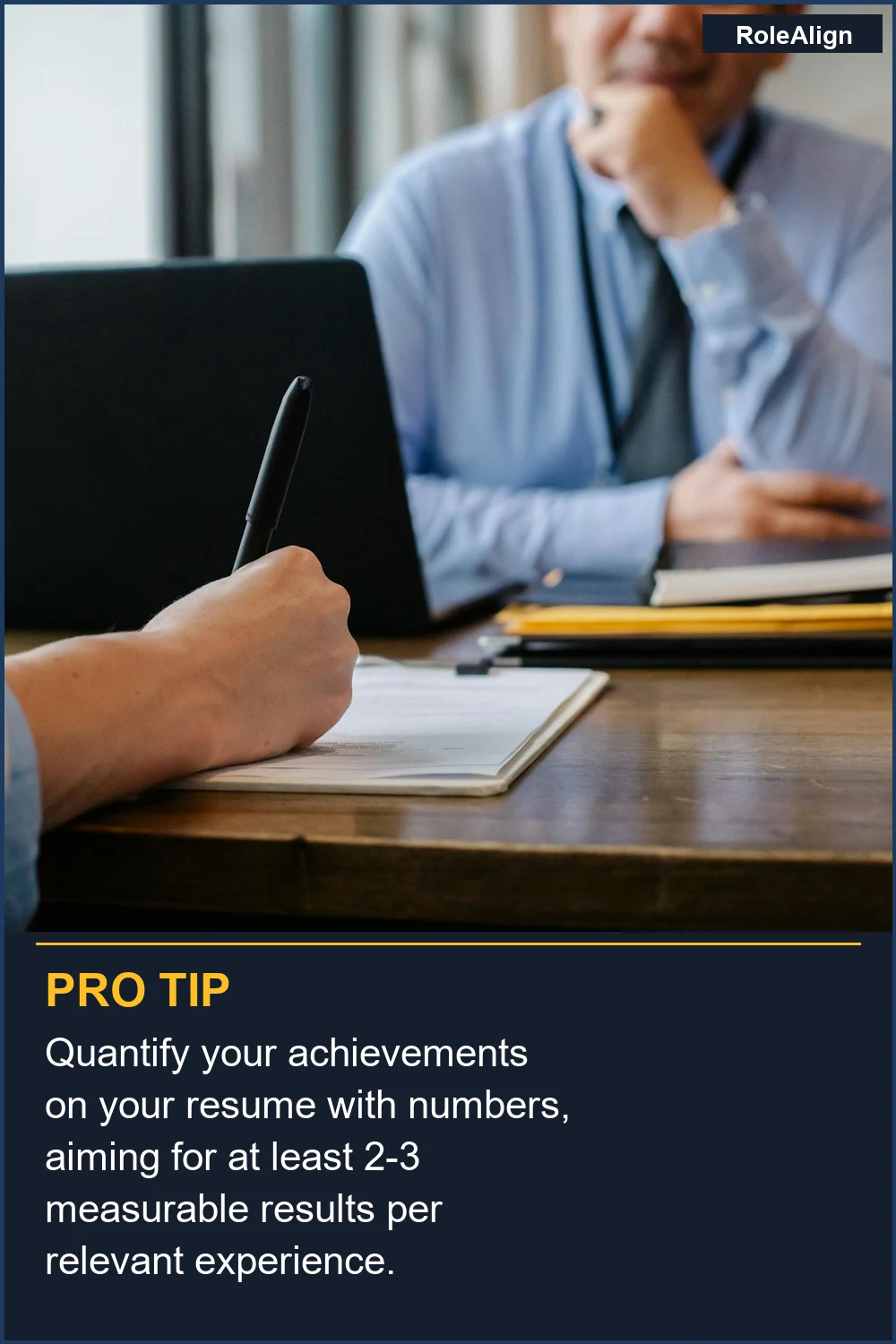 Quantify your achievements on your resume with numbers, aiming for at least 2-3 measurable results per relevant experience.