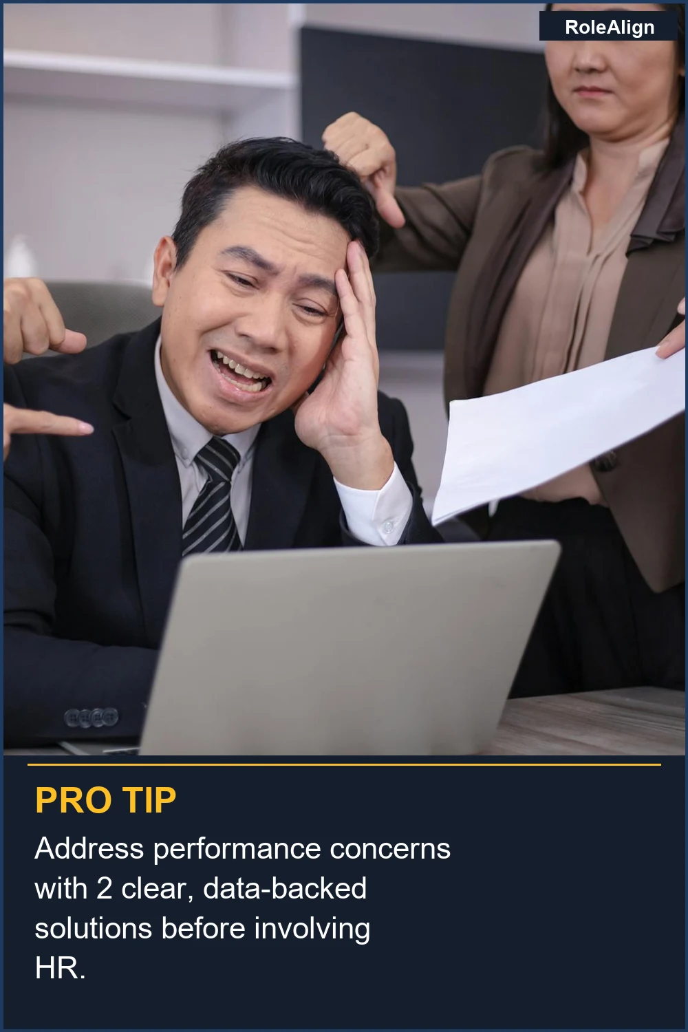 Aborda las preocupaciones de rendimiento con 2 soluciones claras y respaldadas por datos antes de involucrar a RRHH.