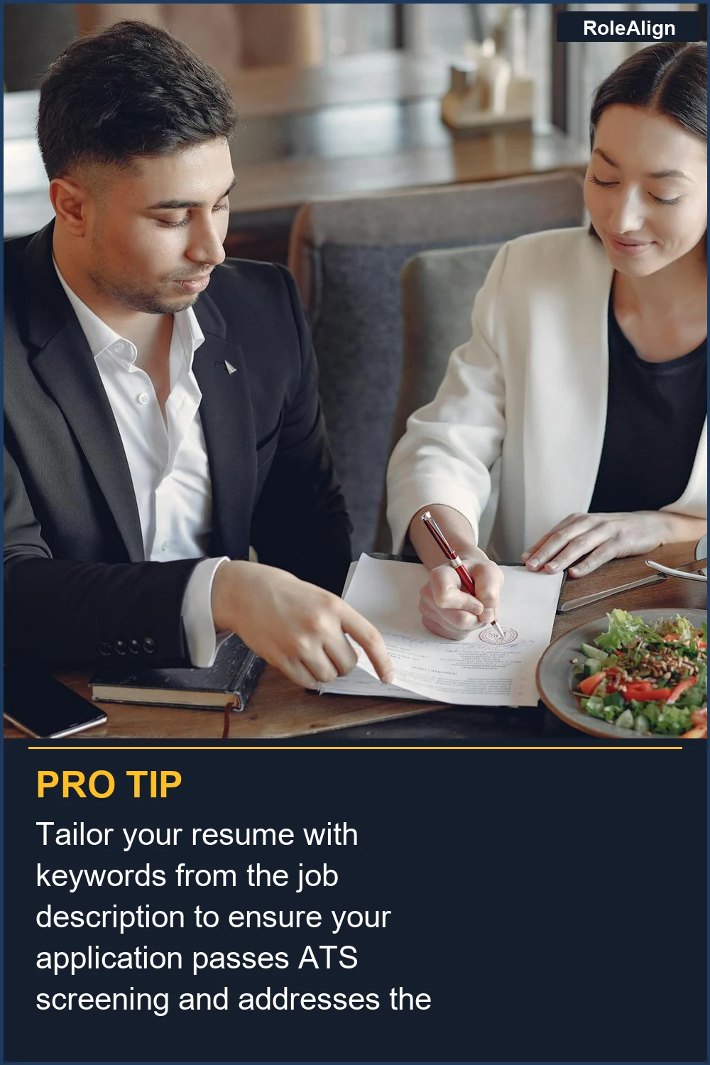 Tailor your resume with keywords from the job description to ensure your application passes ATS screening and addresses the stated salary range.