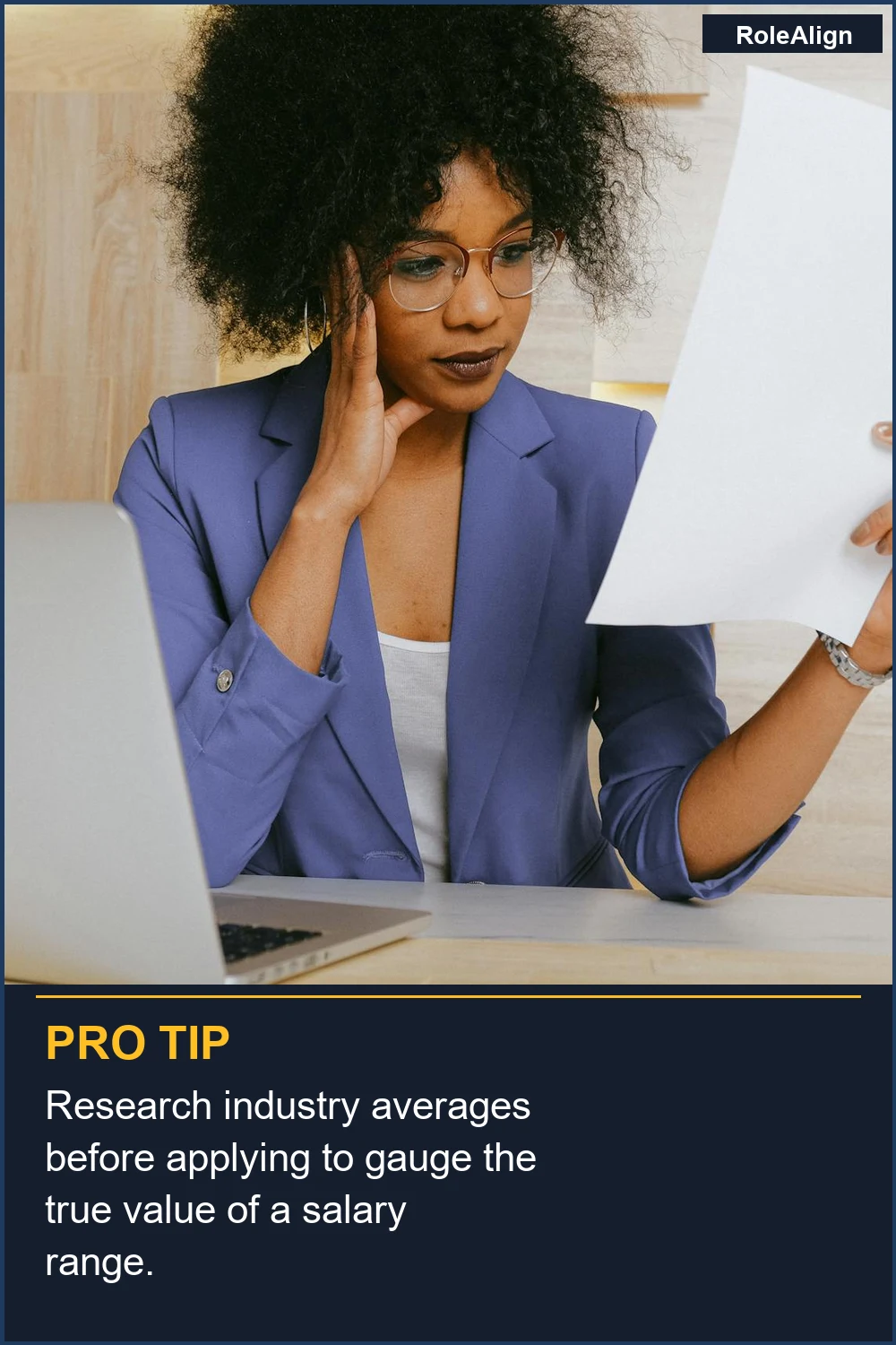 Research industry averages before applying to gauge the true value of a salary range.