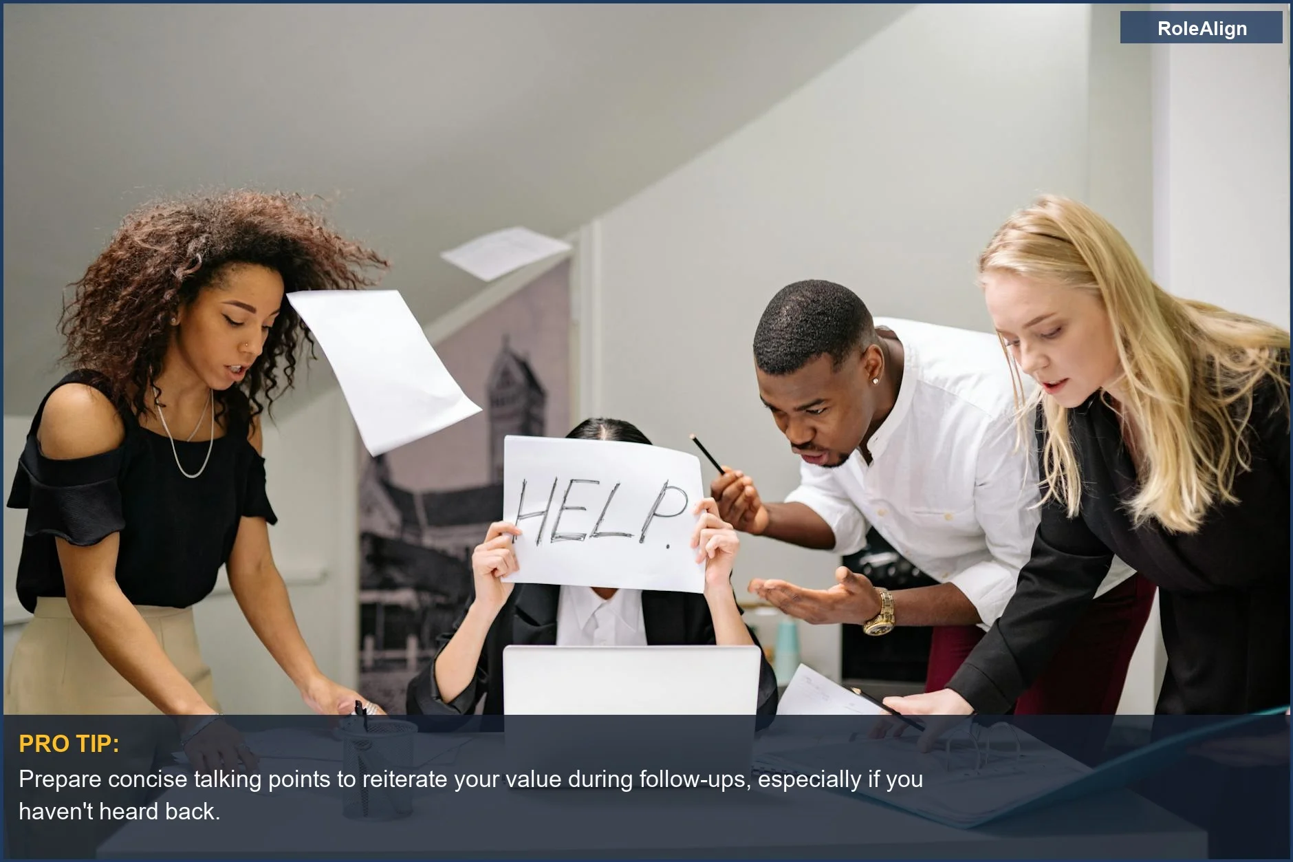 Stressed colleagues drowning in paperwork highlight the internal politics causing delays and why recruiters don't respond.